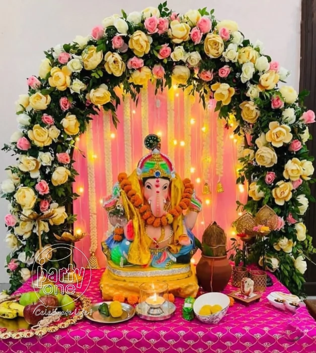 festival decorations Exotic Blossom Ganesha Decor